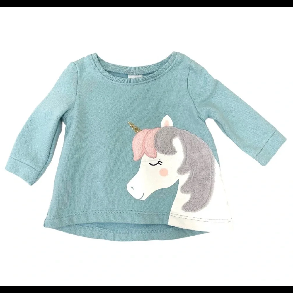 carter’s Unicorn Sweatshirt 3 months